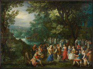 ウェディングダンス、1596年 作： Jan Brueghel the Elder