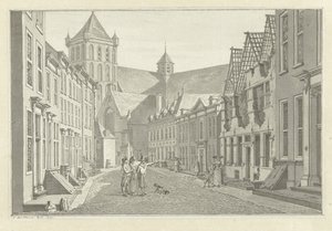1787年、ミデルブルグのルーカス・ヴァン・スティーニンクの家の廃墟 作： Jan Bulthuis (signed by artist)