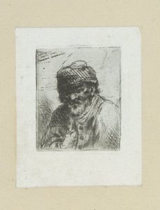 Bebaarde oude man met muts The Compleat Work of Etchings by John Chalon / Oeuvre Complette des Eaux Fortes par Jean Chalon (シリーズ名) 作： Jan Chalon