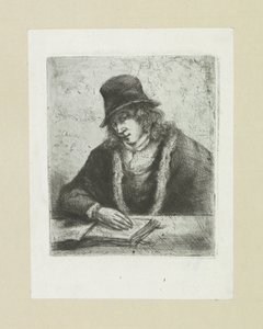 Lezende 男はくわを置きます The Compleat Work of Etchings by John Chalon / Oeuvre Complette des Eaux Fortes par Jean Chalon (シリーズタイトル) 作： Jan Chalon