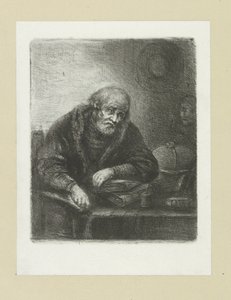 Oude man aan zijn デスク The Compleat Work of Etchings by John Chalon / Oeuvre Complette des Eaux Fortes par Jean Chalon (シリーズ名) 作： Jan Chalon