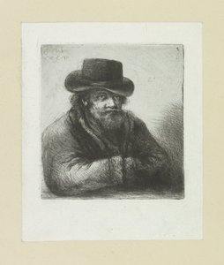 Oude man put baard in hoed The Compleat Work of Etchings by John Chalon / Oeuvre Complette des Eaux Fortes par Jean Chalon (シリーズ名) 作： Jan Chalon