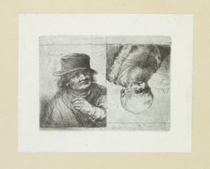 Twee mansportretten The Compleat Work of Etchings by John Chalon / Oeuvre Complette des Eaux Fortes par Jean Chalon (シリーズ名)