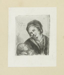 Vrouw en kind The Compleat Work of Etchings by John Chalon / Oeuvre Complette des Eaux Fortes par Jean Chalon (シリーズ名) 作： Jan Chalon