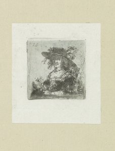 Zittende vrouw met hoed The Compleat Work of Etchings by John Chalon / Oeuvre Complette des Eaux Fortes par Jean Chalon (シリーズタイトル) 作： Jan Chalon