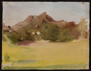 Landschaft mit Bergen. Aus der Reise nach Indien 作： ヤン・シアグリンスキー