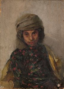 ユダヤ人女性の肖像。クリミアへの旅から 作： ヤン・シアグリンスキー