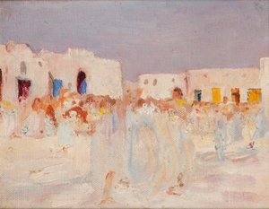 Kairouan (Em um Bazar) 作： Jan Ciągliński