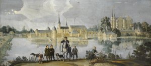 フレデリクスボー城、デンマーク、コペンハーゲン、1590〜1610年 作： Jan Claeszen van Wijck