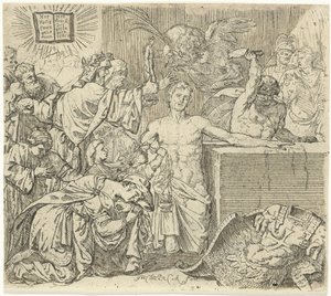 ノイスの聖クイリヌスの拷問 作： Jan Claudius de Cock