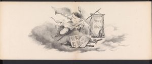 ライデン学生のマスカレード、1865年（タイトル） 1865 年 6 月 6 日にライデン学生団のメンバーが開催した衣装を着た行進。 作： Jan Daniël Cornelis Carel Willem baron de Constant Rebecque