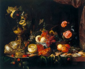 静物 作： Jan Davidsz de Heem