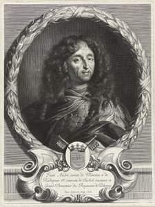 詩人Jan Andrzej Morsztynの肖像 1621-1693年 1670年代 作： Jan Edelinck