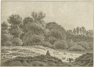 Overveenの近くの風景 作： Jan Evert Grave