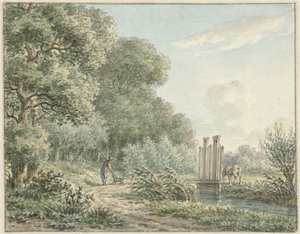 Amstelveense Weg のハイカー 作： Jan Evert Grave