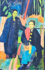 Retrato de uma mulher de Sulawesi (óleo a bordo) 作： Jan Frank Niemantsverdriet