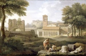 チボリの眺め 作： Jan Frans van Bloemen
