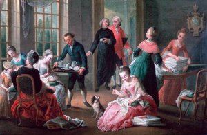 アフタヌーンティー、1778 作： Jan Garemijn