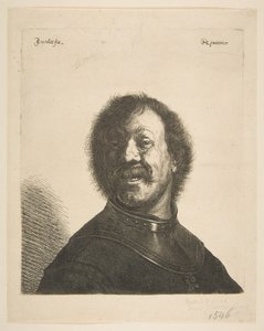 ゴルゲットで笑う男、1620〜40年。 作： Jan Georg van Vliet