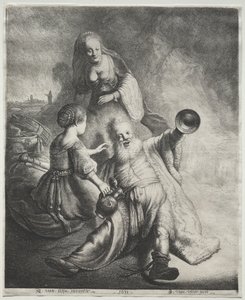 ロトと娘たち 作： Jan Georg van Vliet