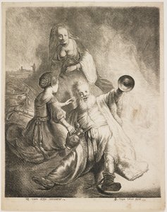 ロットと彼の娘、1631 作： Jan Georg van Vliet