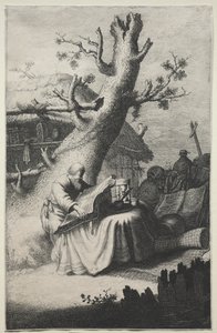 聖ジェローム。 作： Jan Georg van Vliet