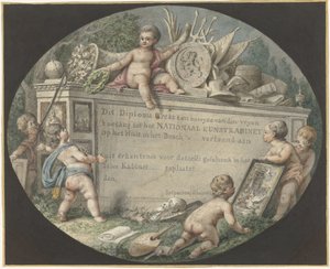ハウステンボス国立美術内閣入場券デザイン 作： Jan Gerard Waldorp (possibly)