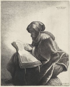 老婦人を読む 作： Jan Gillisz. van Vliet