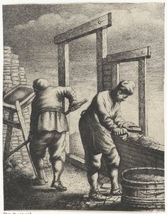 煉瓦職人 職業（シリーズタイトル） 作： Jan Gillisz. van Vliet