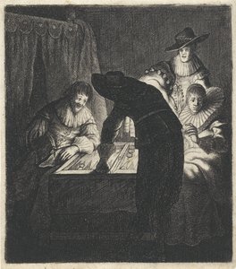 Candlelight の Tric-trac Players トリックトラックスペラー 作： Jan Gillisz. van Vliet