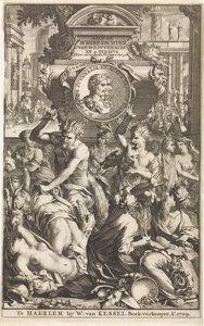 ローマのバカナル Titelpagina voor Decius Junius Juvenalis en Aulus Persius Flaccus, Alle de schimpdichten, 1709 Alle de schimpdichten D.J.Jvenalis en A. Persivs door verschyde dichters berymt (オブジェクトのタイトル) 作： Jan Goeree