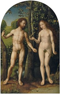 アダムとイブ 作： Jan Gossaert