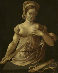 ルクレティア、1534 作： Jan Gossaert