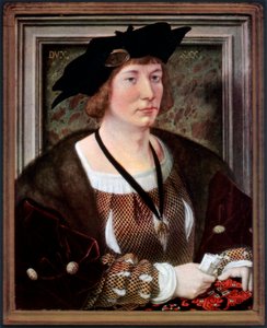 ヘンドリック3世の肖像、ナッソーブレダ伯、c1516-1517、1927年 作： Jan Gossaert