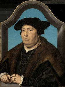 男の肖像、c.1524 作： Jan Gossaert
