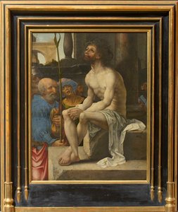 キリストのあざけり、1527年。 作： Jan Gossaert
