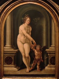 ビーナスとキューピッド 作： Jan Gossaert