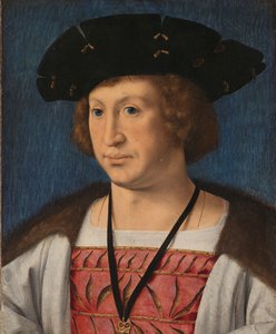フローリス・ヴァン・エグモント (1469-1539)、ビューレンとリールダムの伯爵 作： Jan Gossart