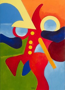 サーカス、2009年（キャンバスに油彩） 作： Jan Groneberg