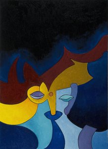 深い沈黙、2008年（キャンバスに油彩） 作： Jan Groneberg