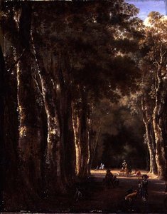 The Avenue」（油彩・キャンバス