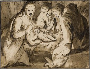 羊飼いたちの礼拝 作： Jan Harmensz. Muller