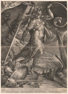 帝国軍を率いるベローナ 作： Jan Harmensz. Muller