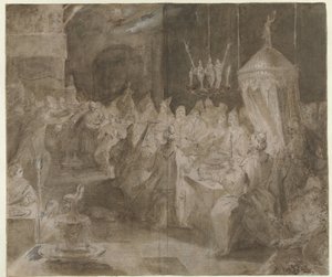 ベルシャザールの饗宴 作： Jan Harmensz. Muller