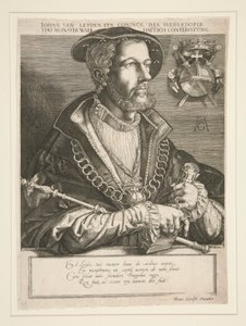 Jan Beuckelszoon（ヤン・ファン・ライデン） 作： Jan Harmensz. Muller