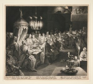 ベルシャザールの饗宴 作： Jan Harmensz. Muller