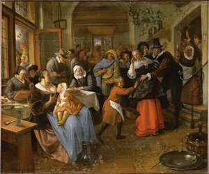 農民の結婚式 1670年頃 油彩・カンヴァス 作： Jan Havicksz. Steen
