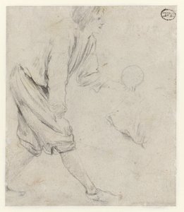 スキットルズをしている男の研究 作： Jan Havicksz. Steen