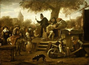 いんちき 作： Jan Havicksz. Steen