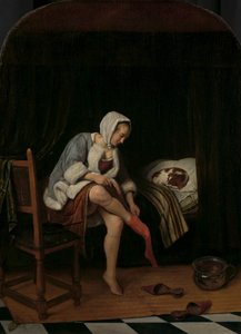 彼女のトイレの女性 彼女のトイレの女性 作： Jan Havicksz. Steen